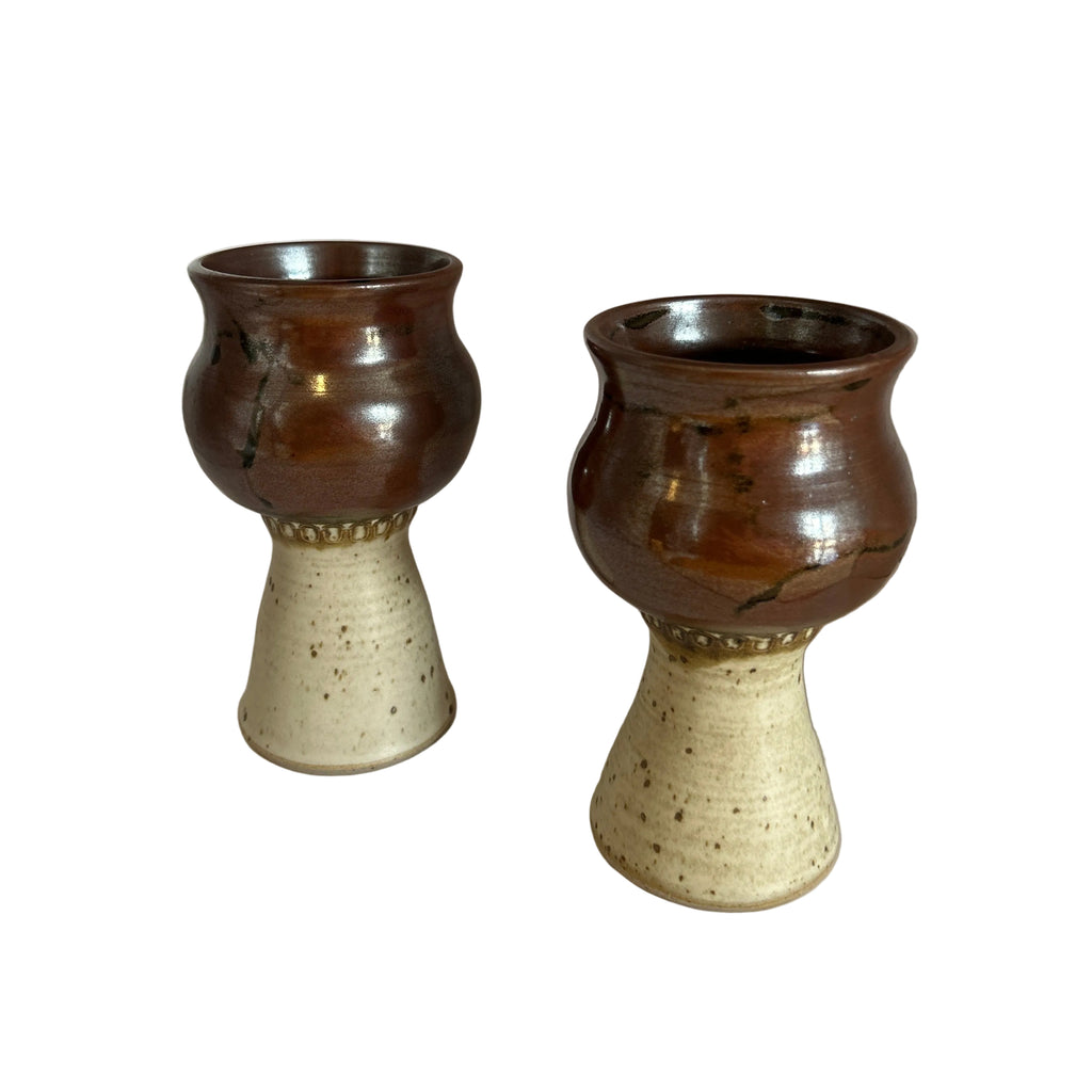 Ceramic Goblet Set of 2