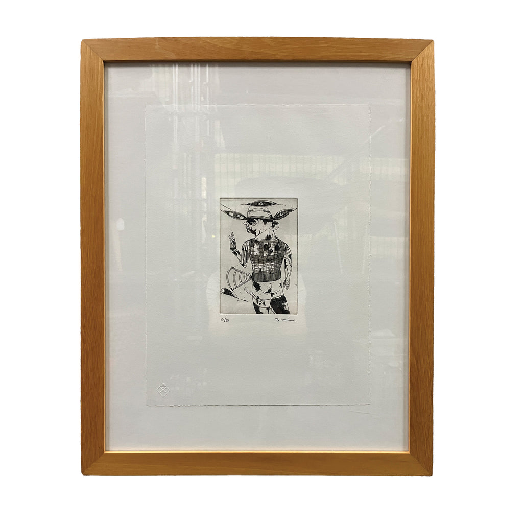 Edition 15/30 Signed Etching - Framed Print