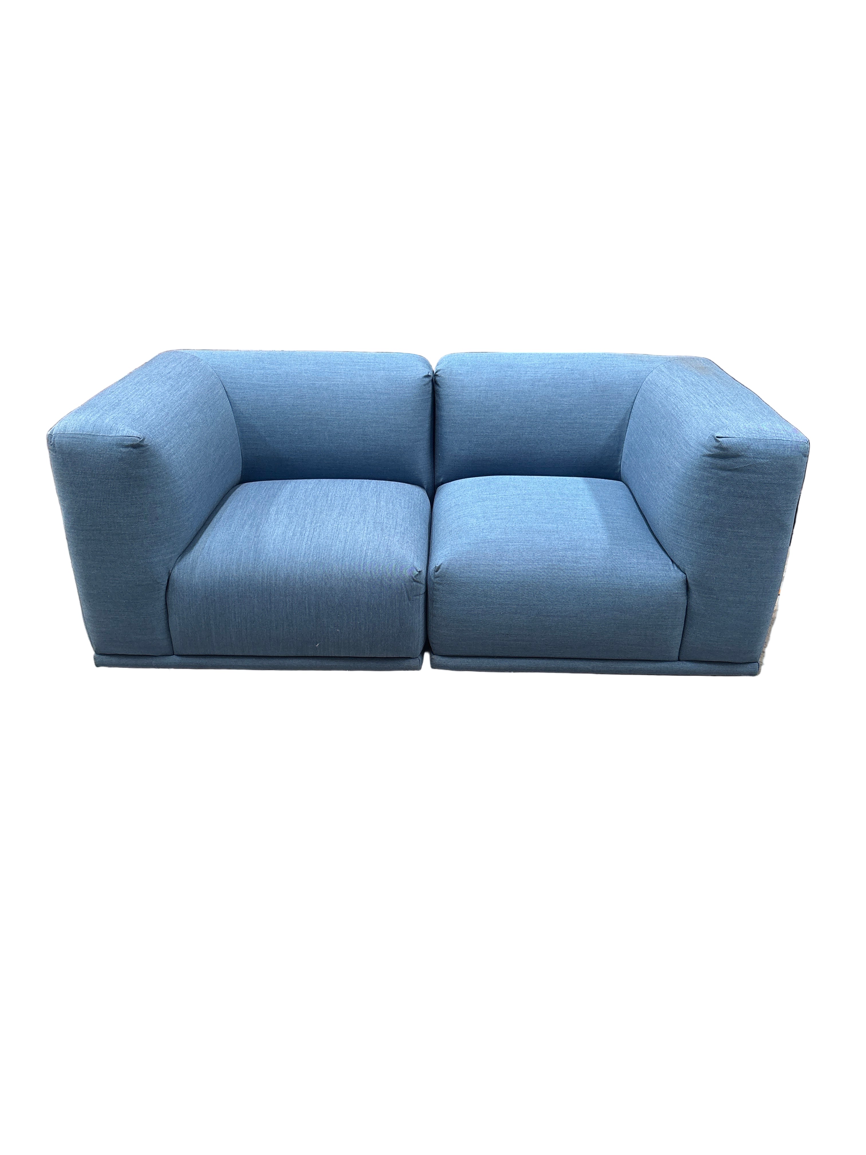 Muuto Connect Soft Modular Sofa - Classic 2-Seater with Arms (A + B)