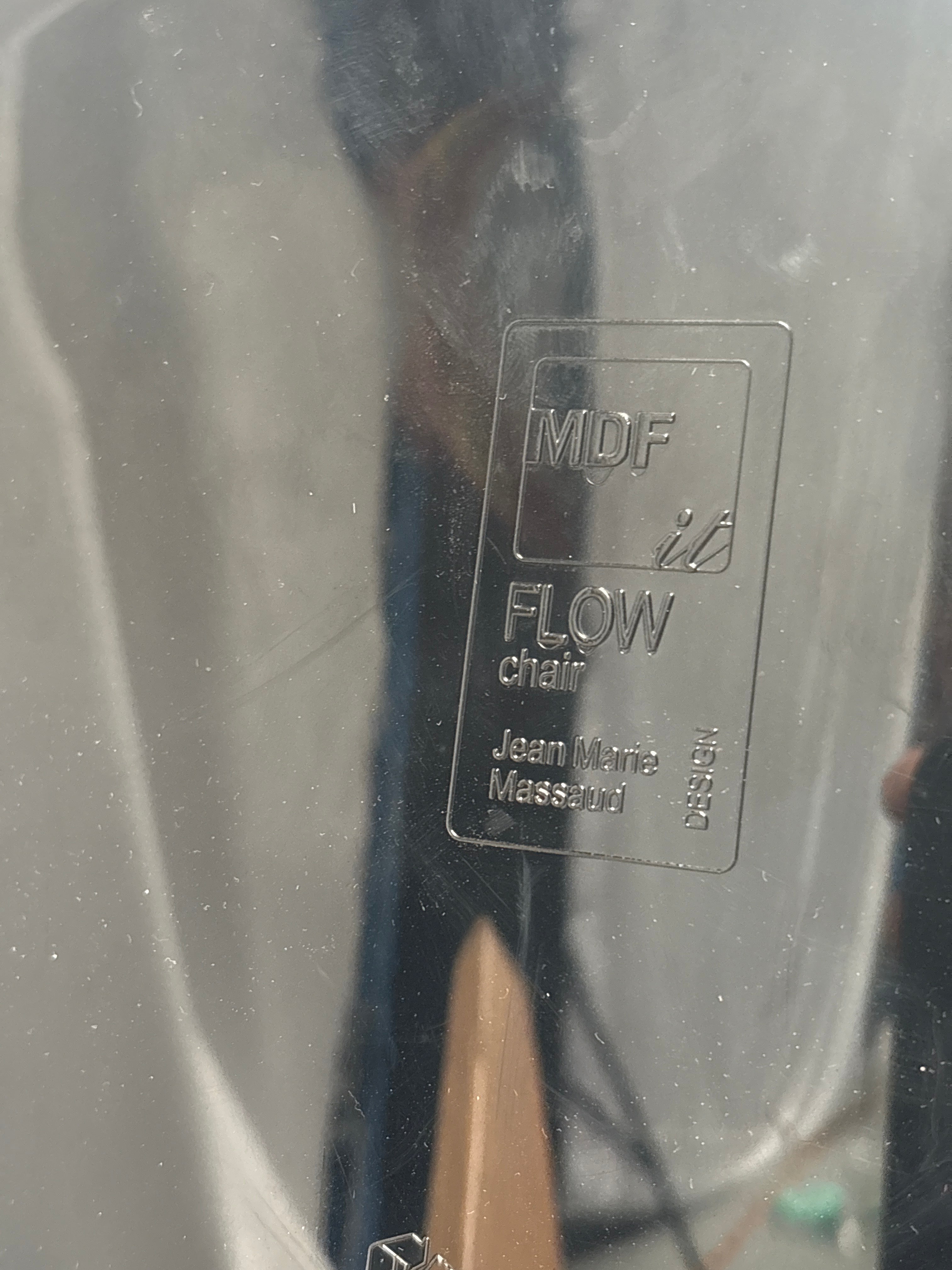 Chair FLOW CHAIR by Jean Marie Massaud for MDF Italia