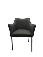 St James Dining Chair Black Vegan Leather