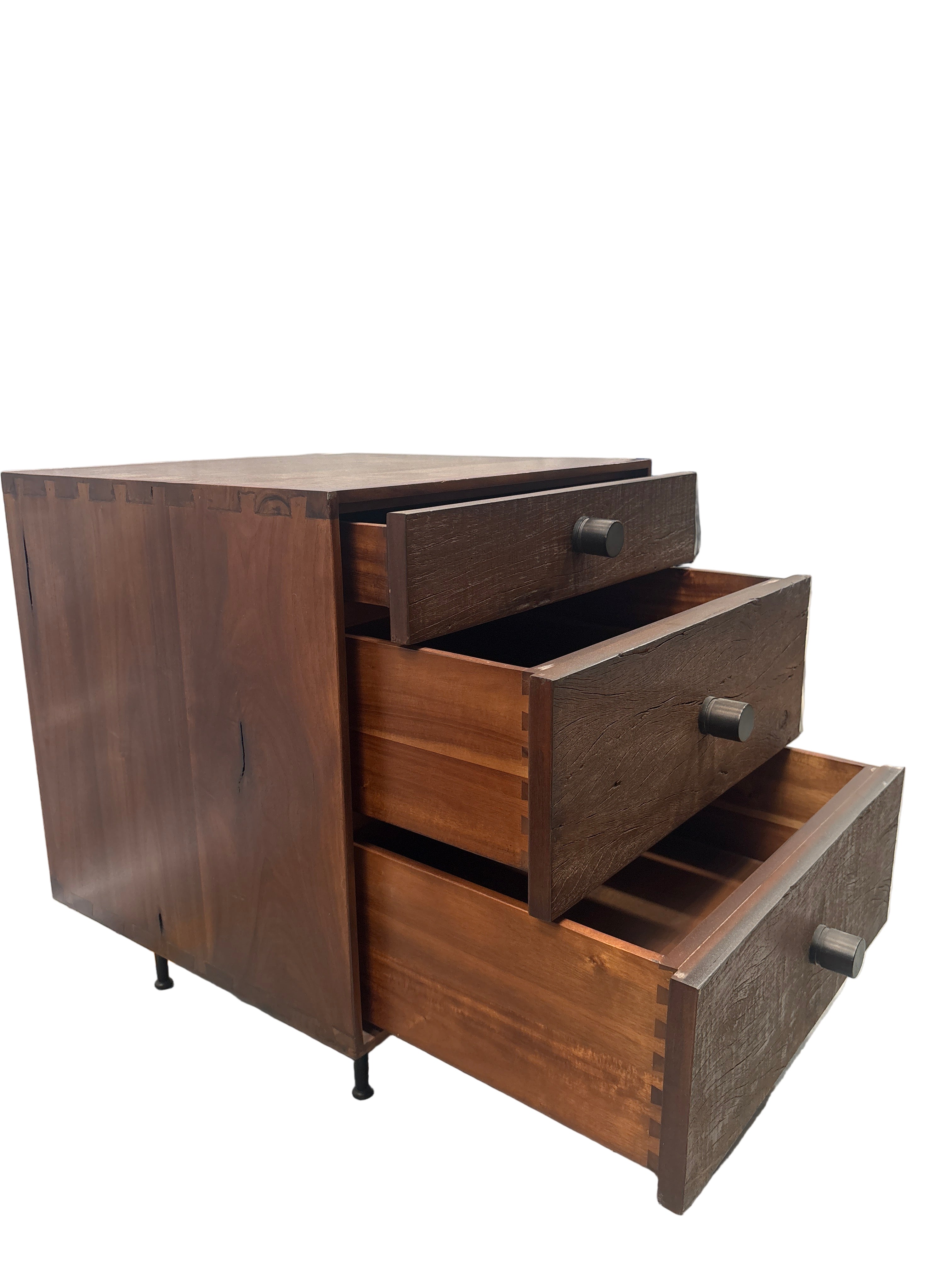 Hugo Three Drawer Side Table