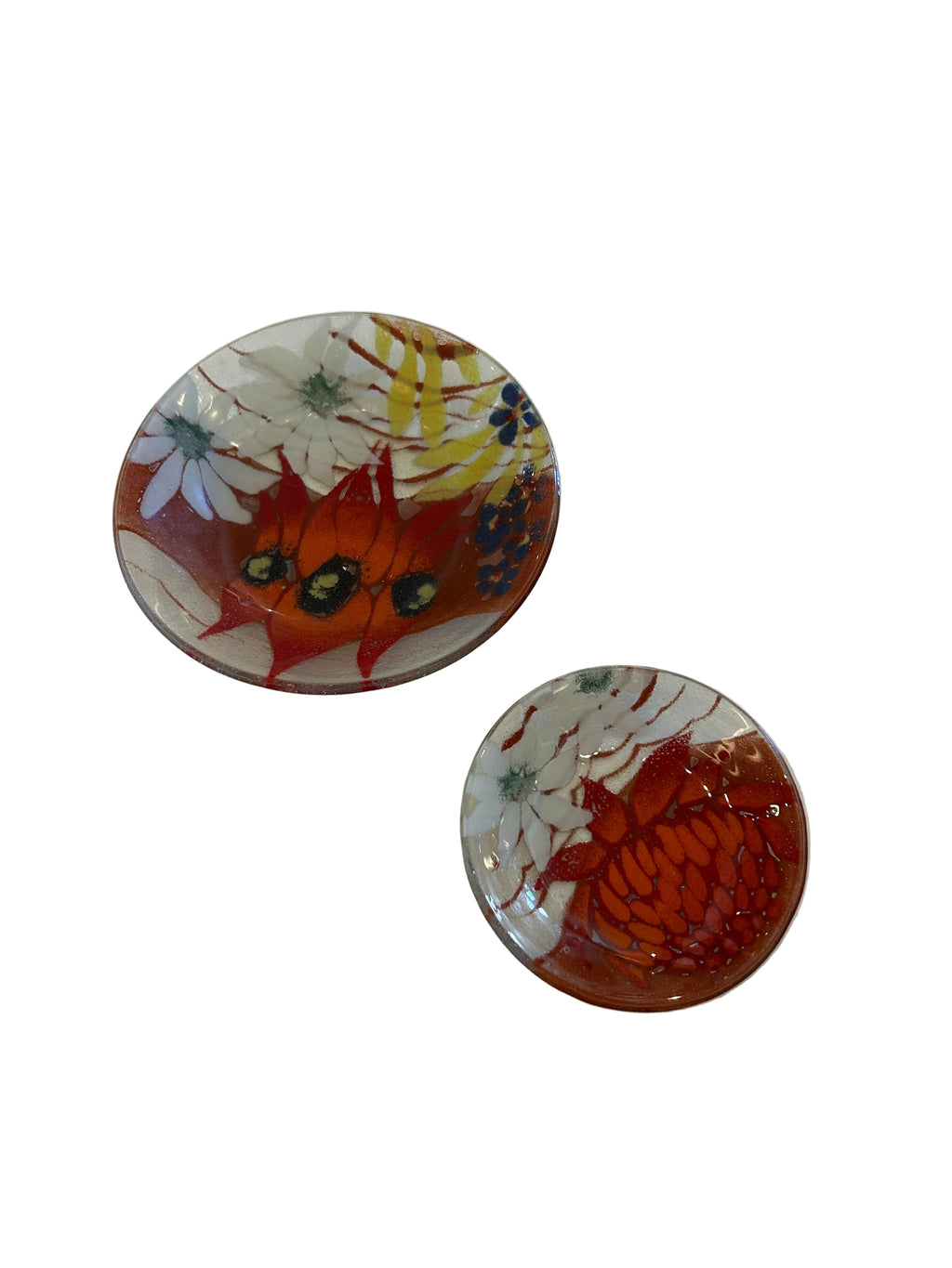 Medium Colourful Glass Dish