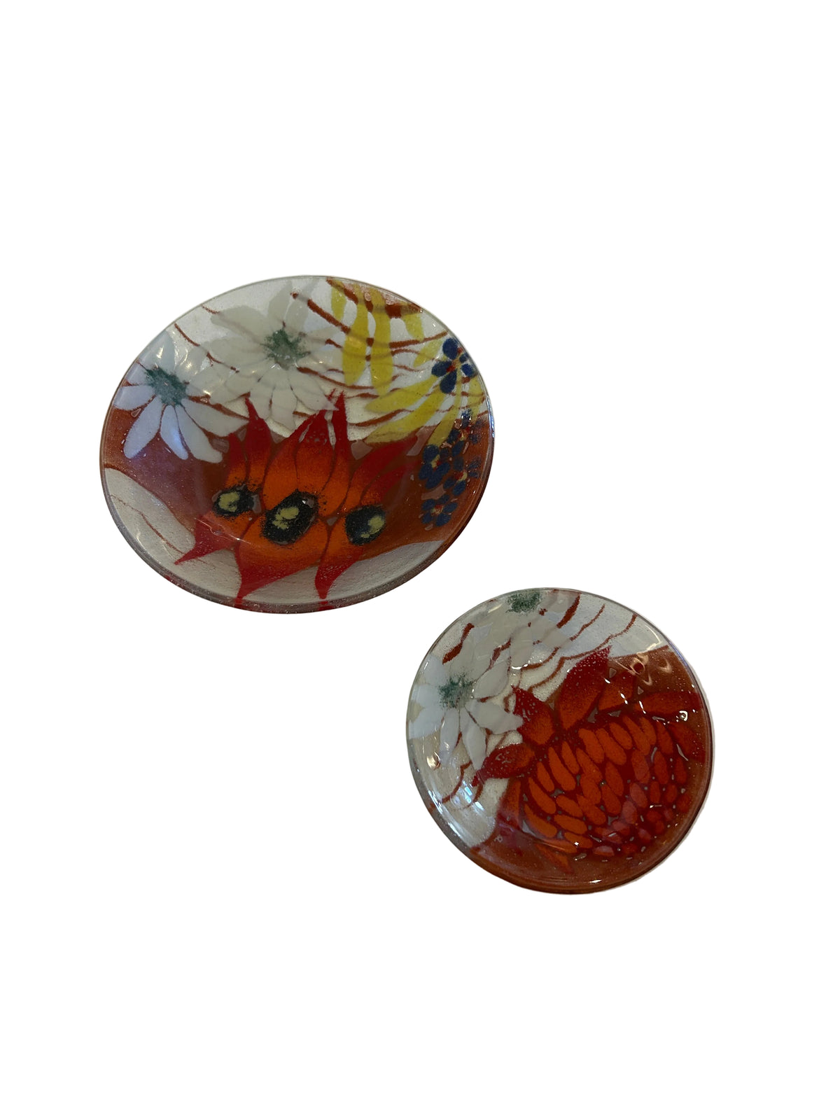 Medium Colourful Glass Dish