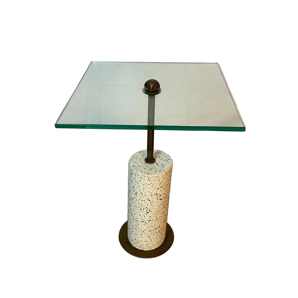 Coco Republic Terrazzo And Glass Side Table