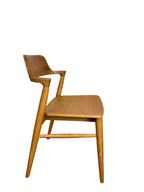 Solid Timber Curved Back Dining Chair