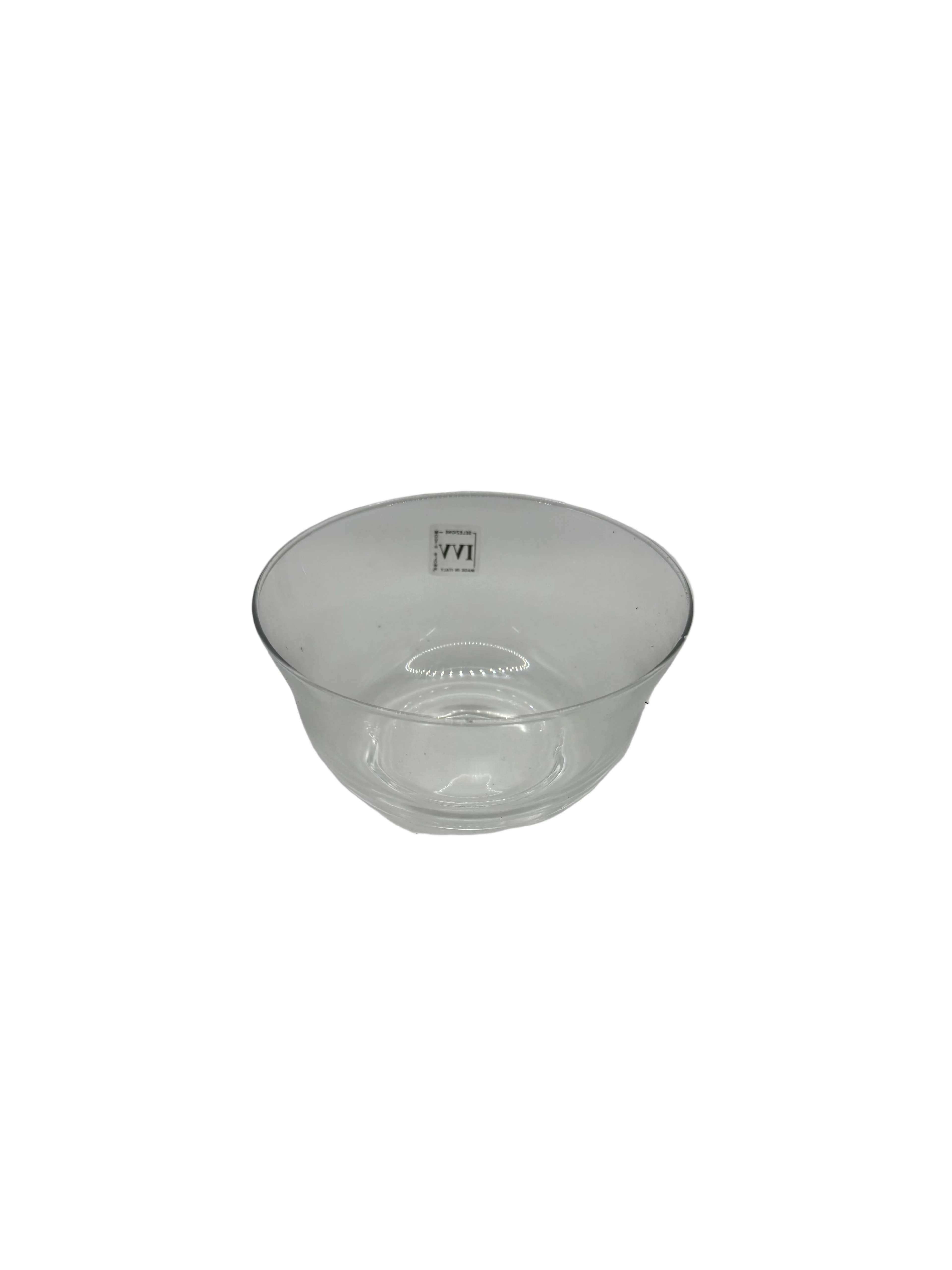 Retro Italian IVV Glass Platter with Bowl