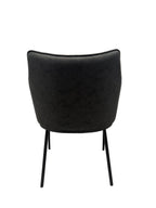 St James Dining Chair Black Vegan Leather