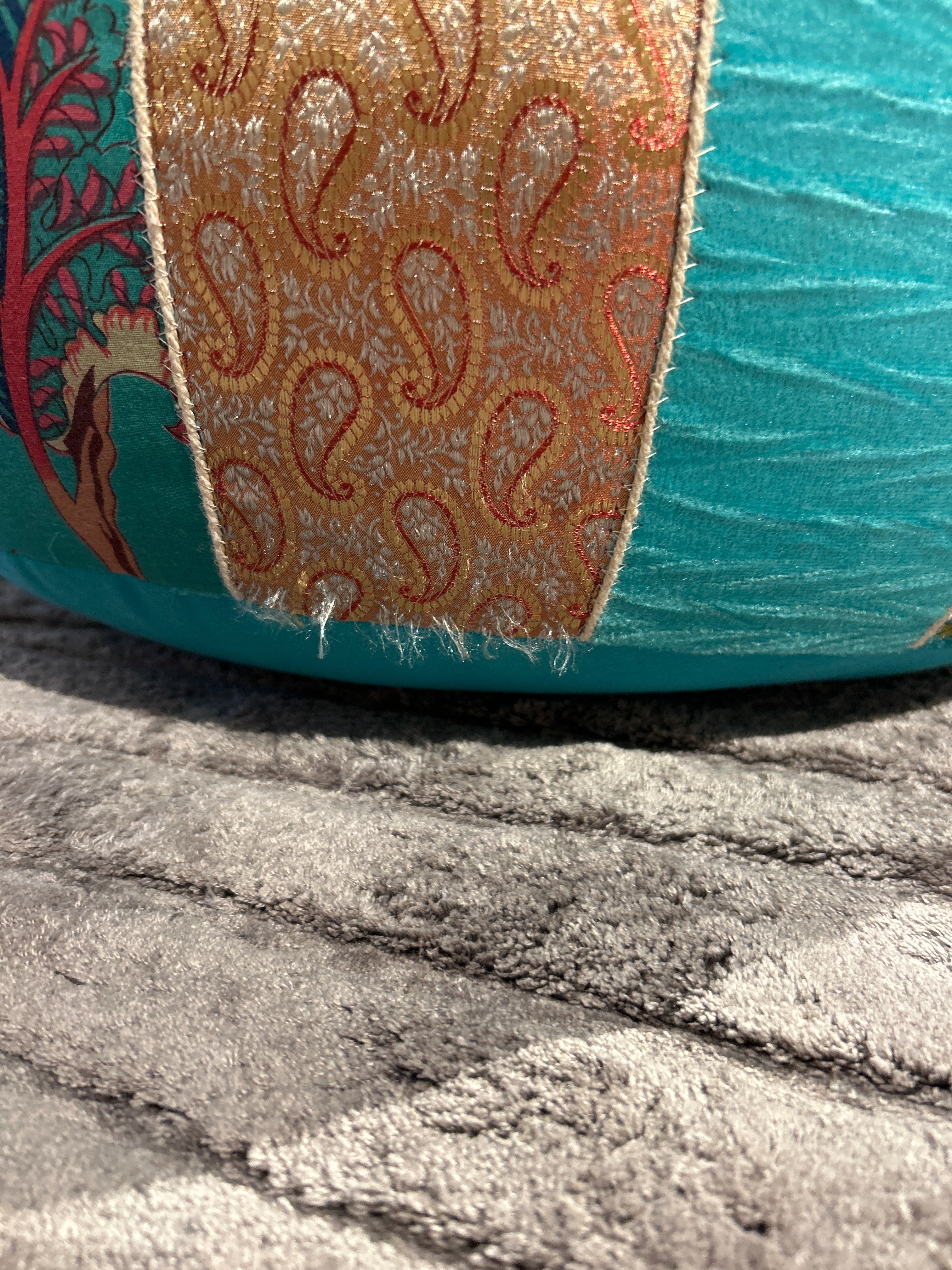 Moroccan Round Floor Poof