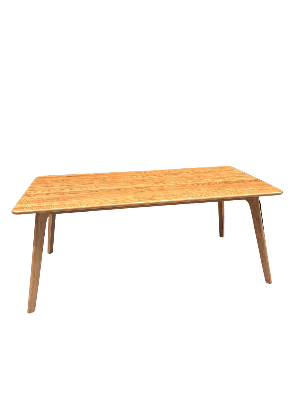 Solid Timber Flared Leg Dining Table