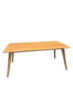 Solid Timber Flared Leg Dining Table