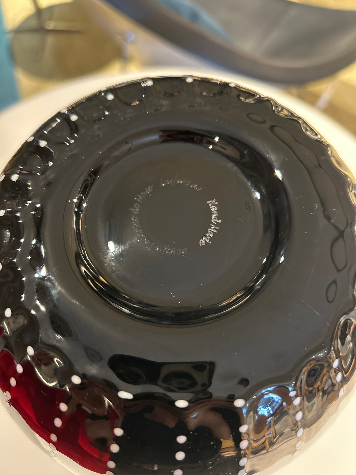 Zafferano Dotted Large Vase, Black, by Federico De Majo