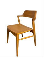 Solid Timber Curved Back Dining Chair