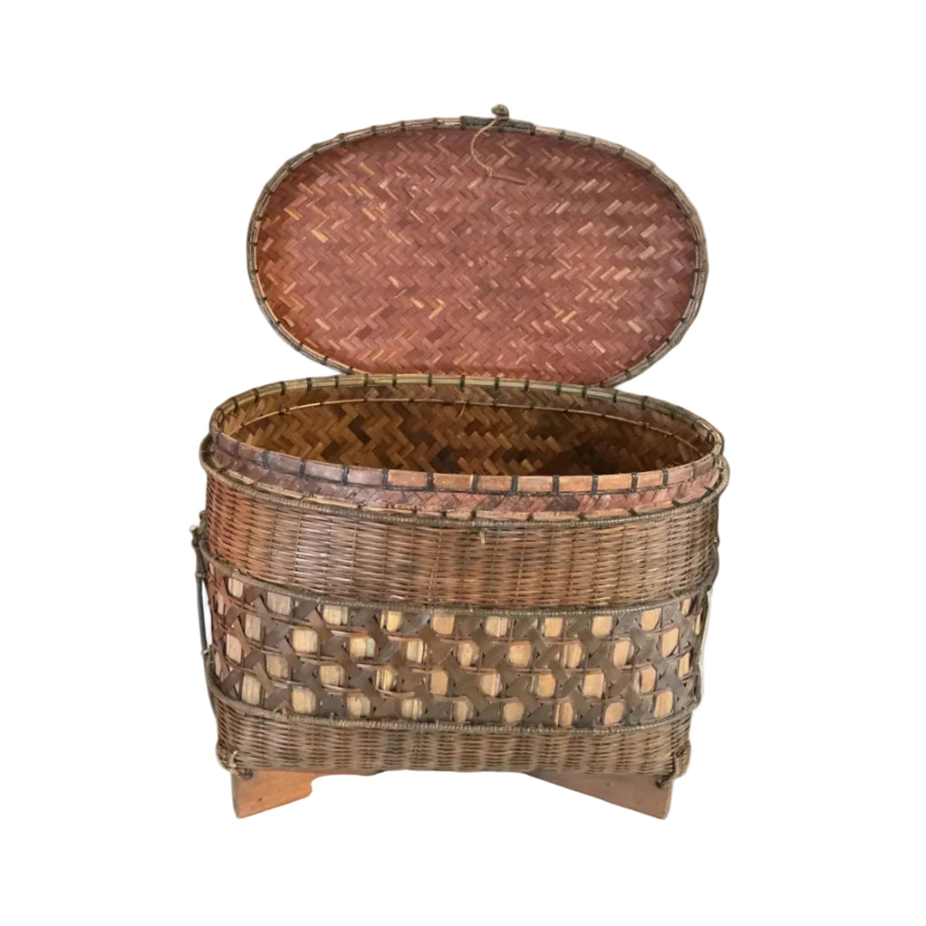 Vintage Asian Basket