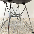 Eames Plastic Moulded Side Chair - Wire Base (Black), Vitra