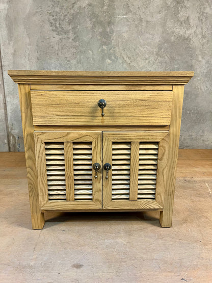 MARKETPLACE - Louvre Elm Bedside Table (Selling as set of 2)