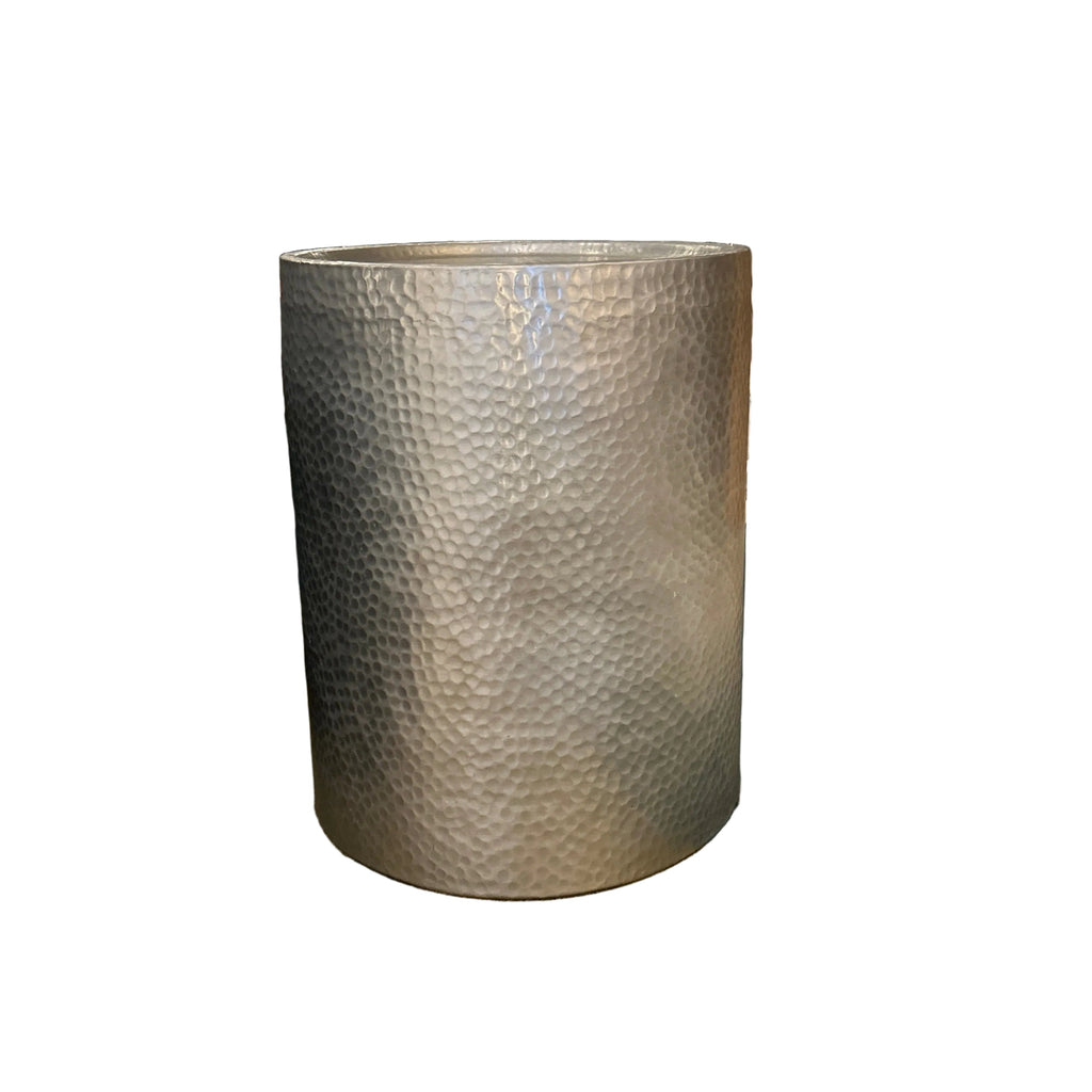 Hammered Metal Side Table