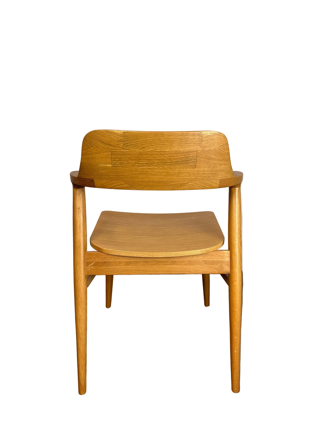 Solid Timber Curved Back Dining Chair
