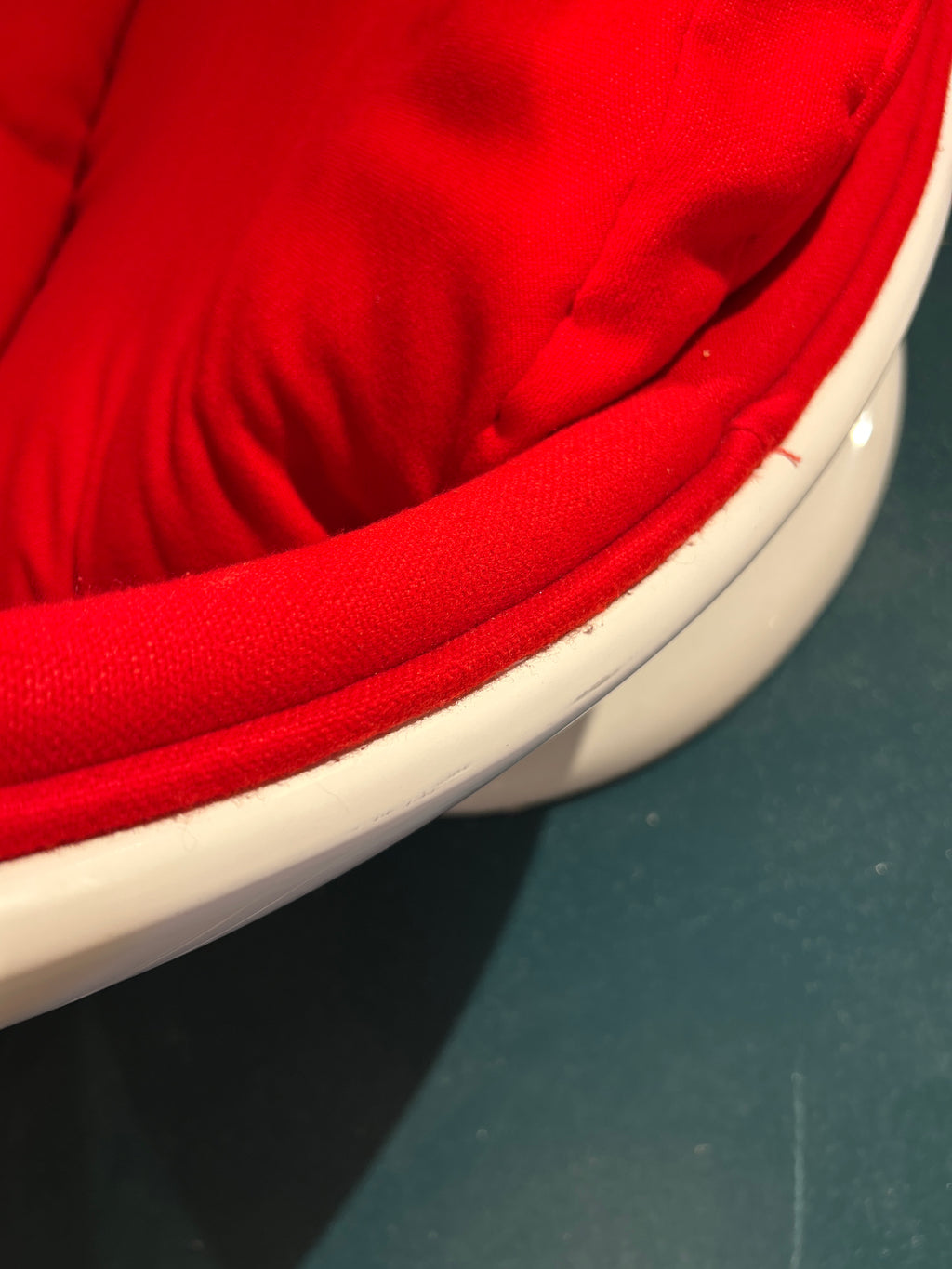Red Egg Pod Chair, Aarnio Inspired