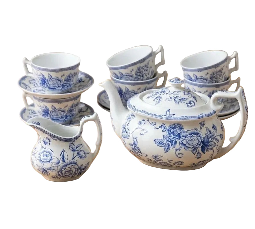 6 Person Vintage Spode Clifton x Laura Ashley Tea Service