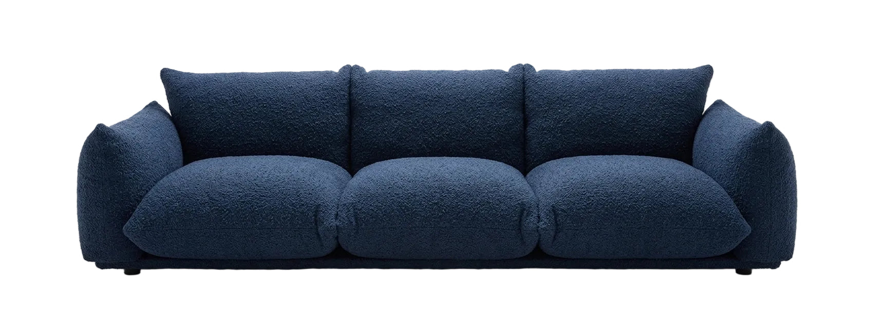 Arflex Marenco 3 Seater Blue Sofa