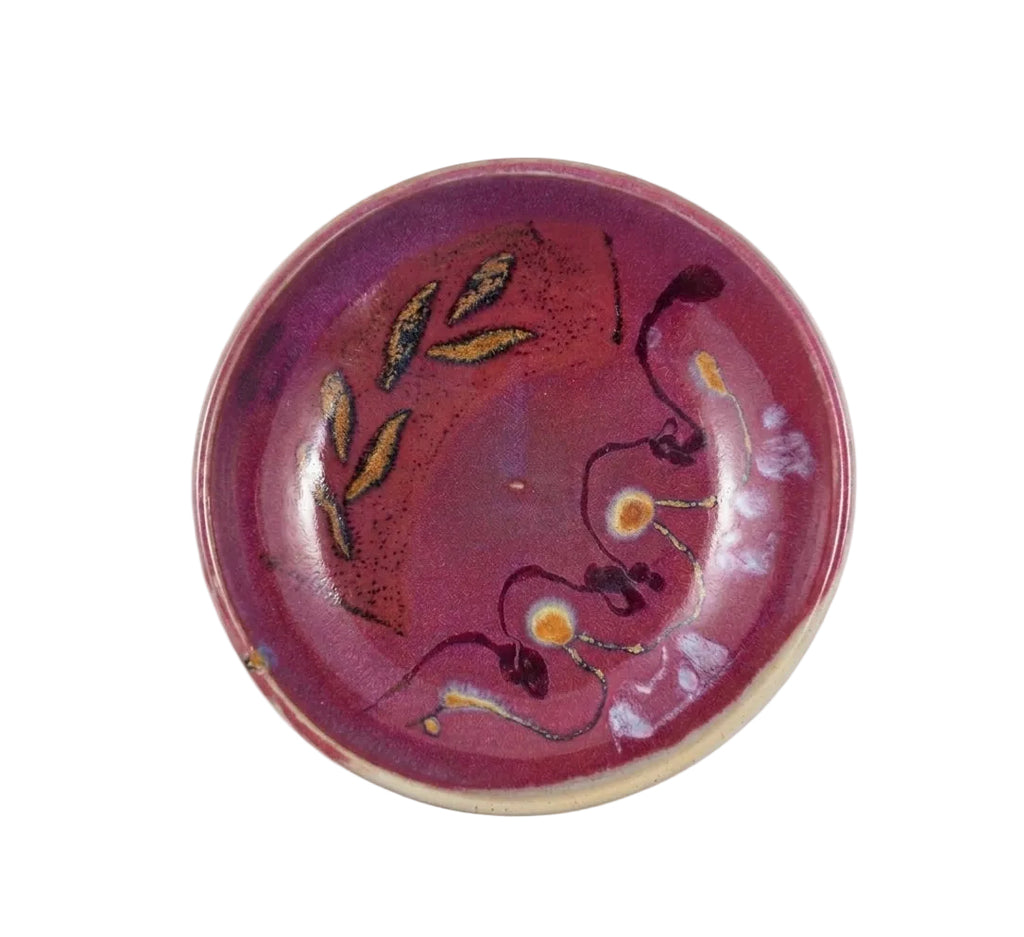 Floral Hand-Painted Medium Ceramic Bowl