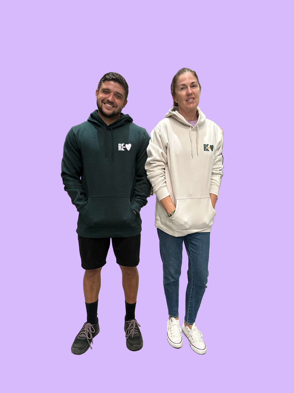 Pine Green ReLove Hoodie (Long Cut)