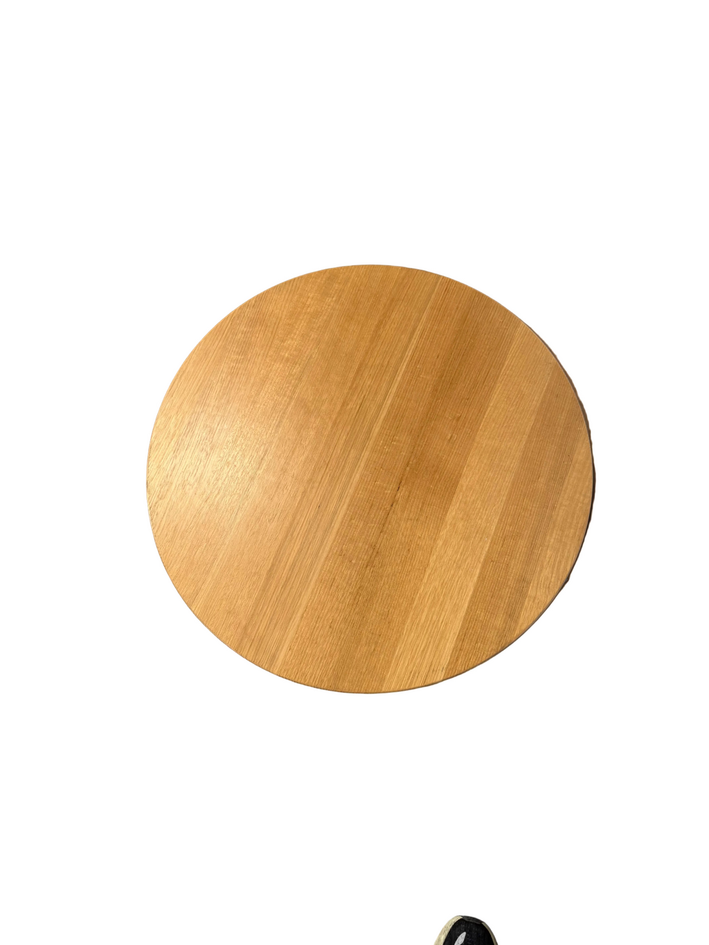 Solid Oak Round Side Table