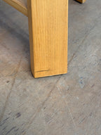 Solid Oak Round Side Table