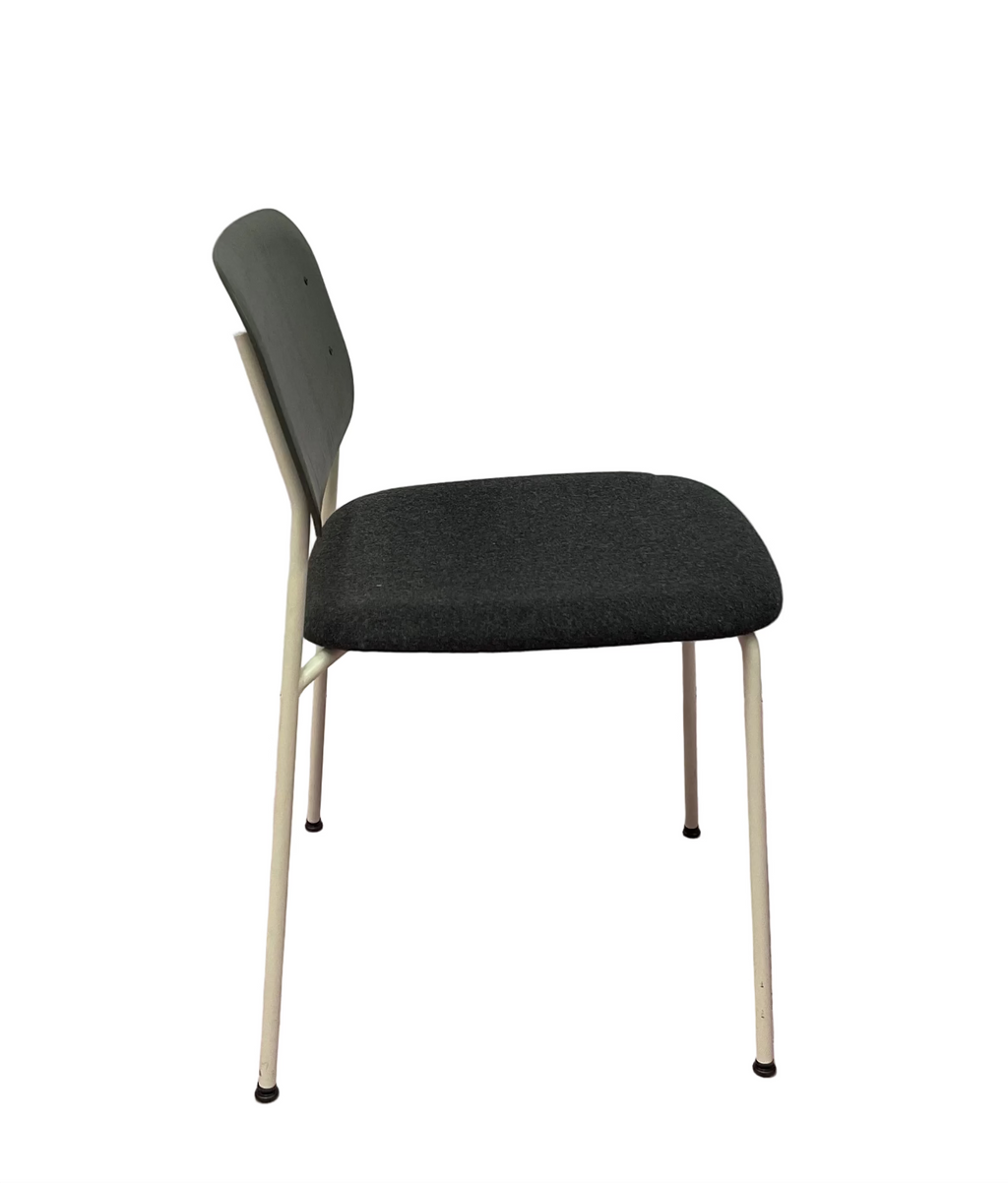 HAY Soft Edge 45 Charcoal Dining Chair
