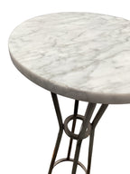 Malibu Spot Marble Top Side Table
