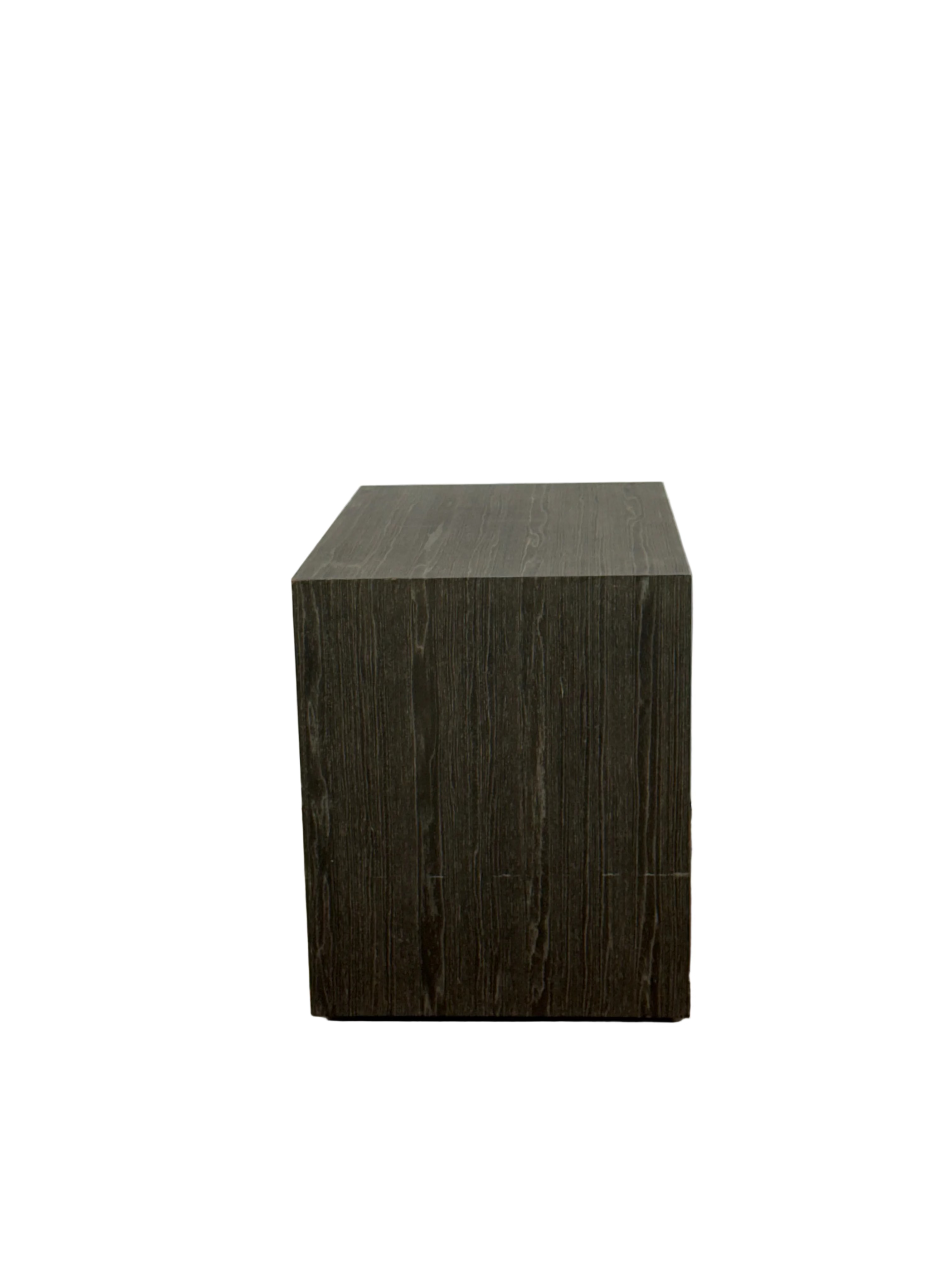 Pair of Bray Smoked Oak Bedside Tables - Left & Right Handles