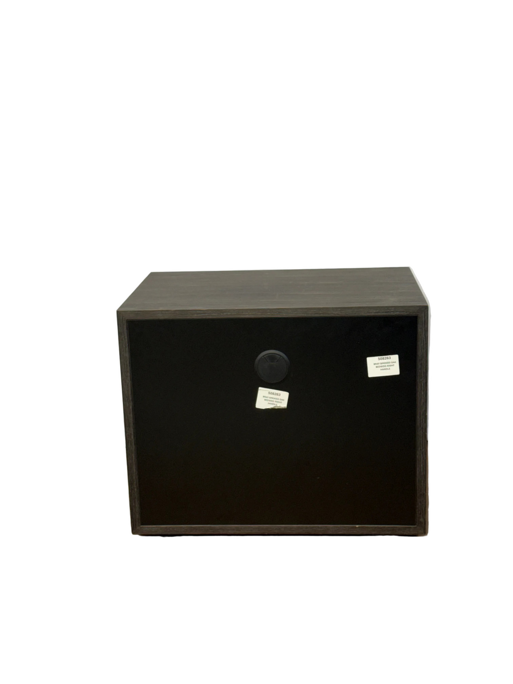 Pair of Bray Smoked Oak Bedside Tables - Left & Right Handles