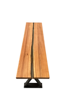Resin and American Oak Hall Table