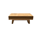 American Oak Mitred Drawer Coffee Table