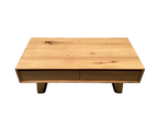 American Oak Mitred Drawer Coffee Table