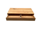 American Oak Mitred Drawer Coffee Table