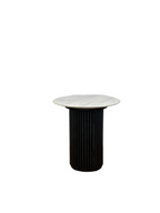 Flute Round Side Table by Nick Scali