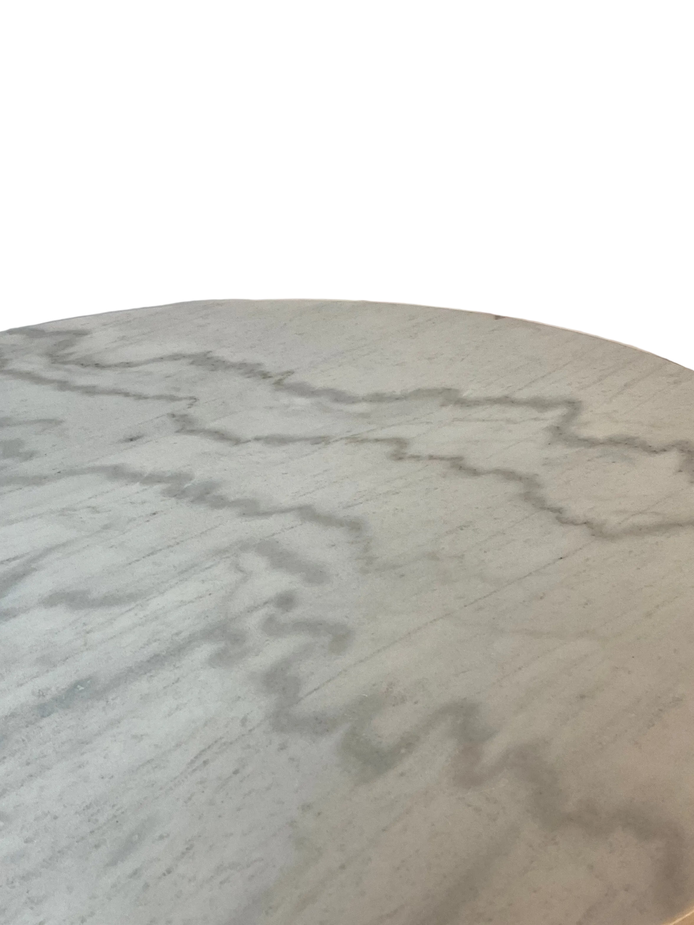 Round Marble Pedestal Coffee Table