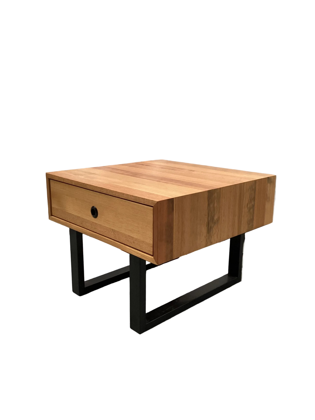 Oak Mitred Bedside Table