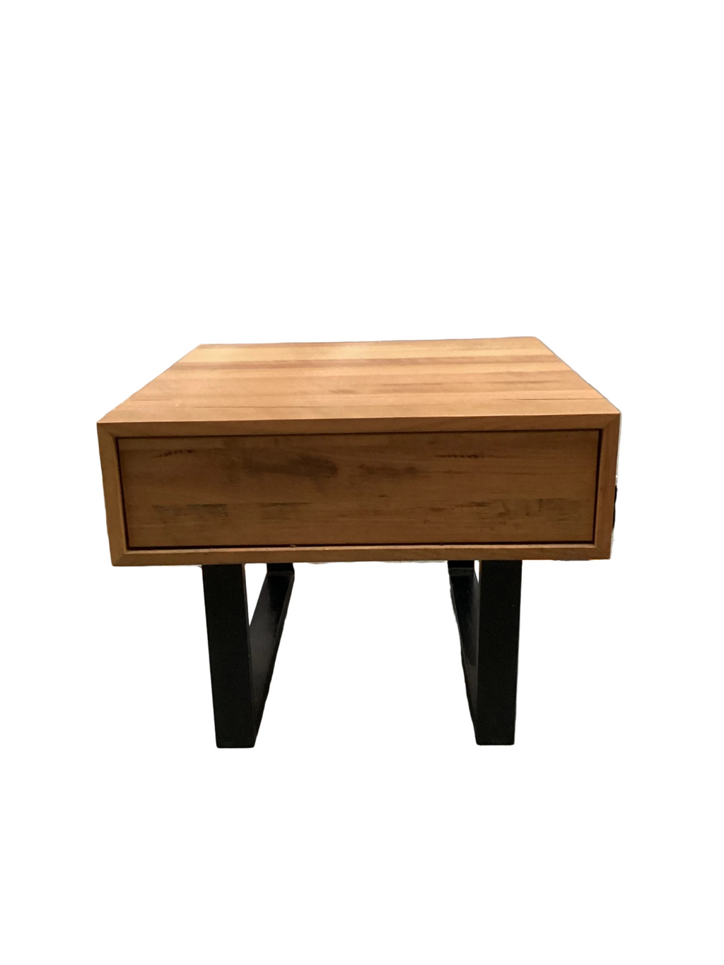 Oak Mitred Bedside Table