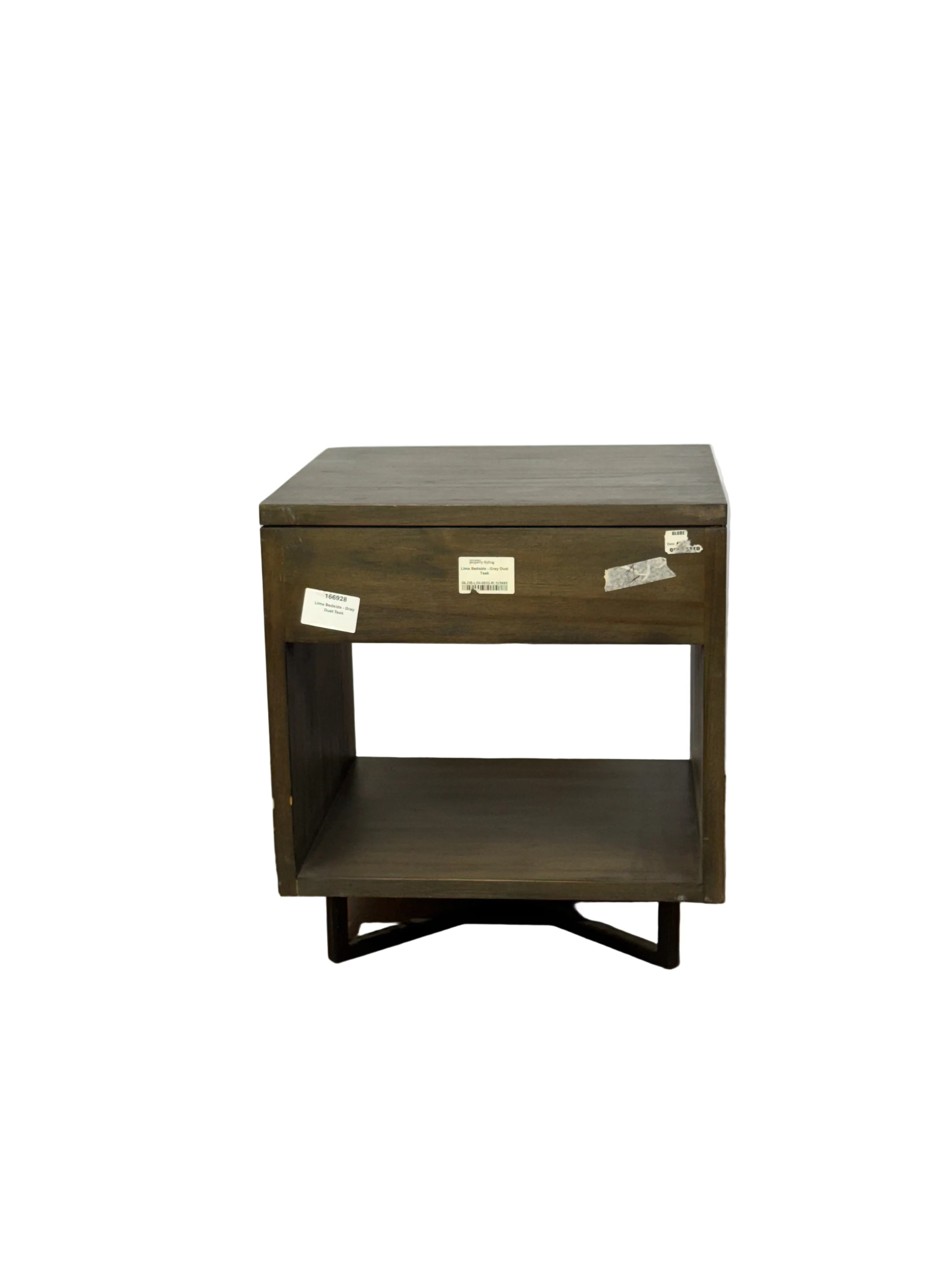 Lima Bedside - Grey Dust Teak