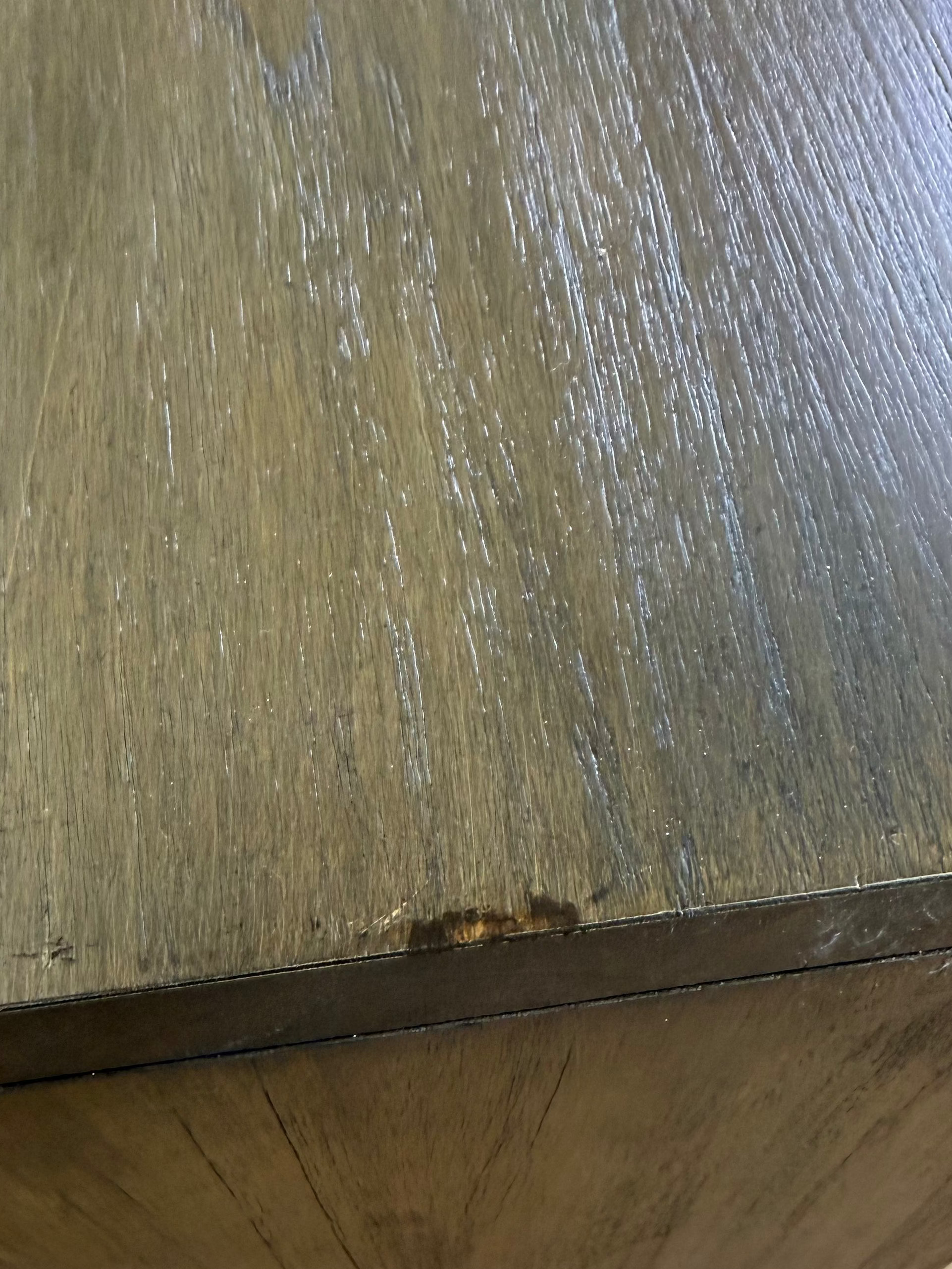 Lima Bedside - Grey Dust Teak