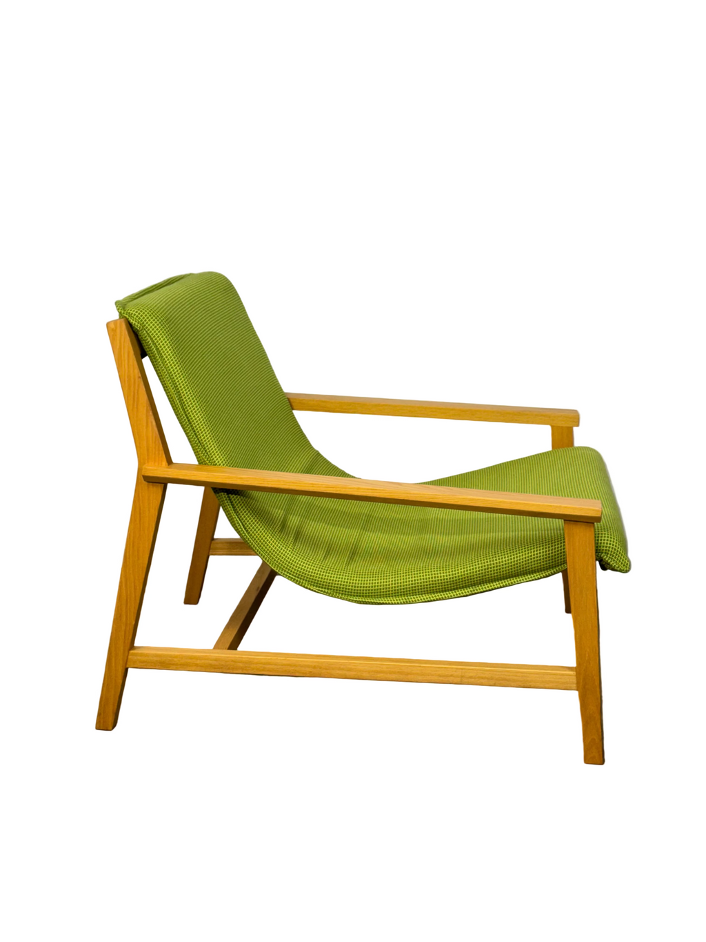 Mid-Century Sling Armchair - Apple Green