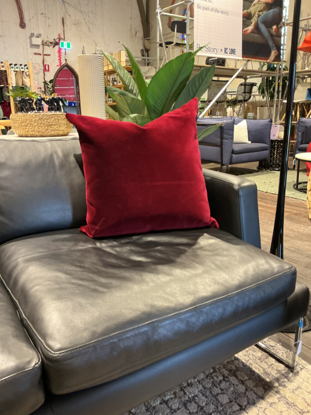Red Velvet Cushion