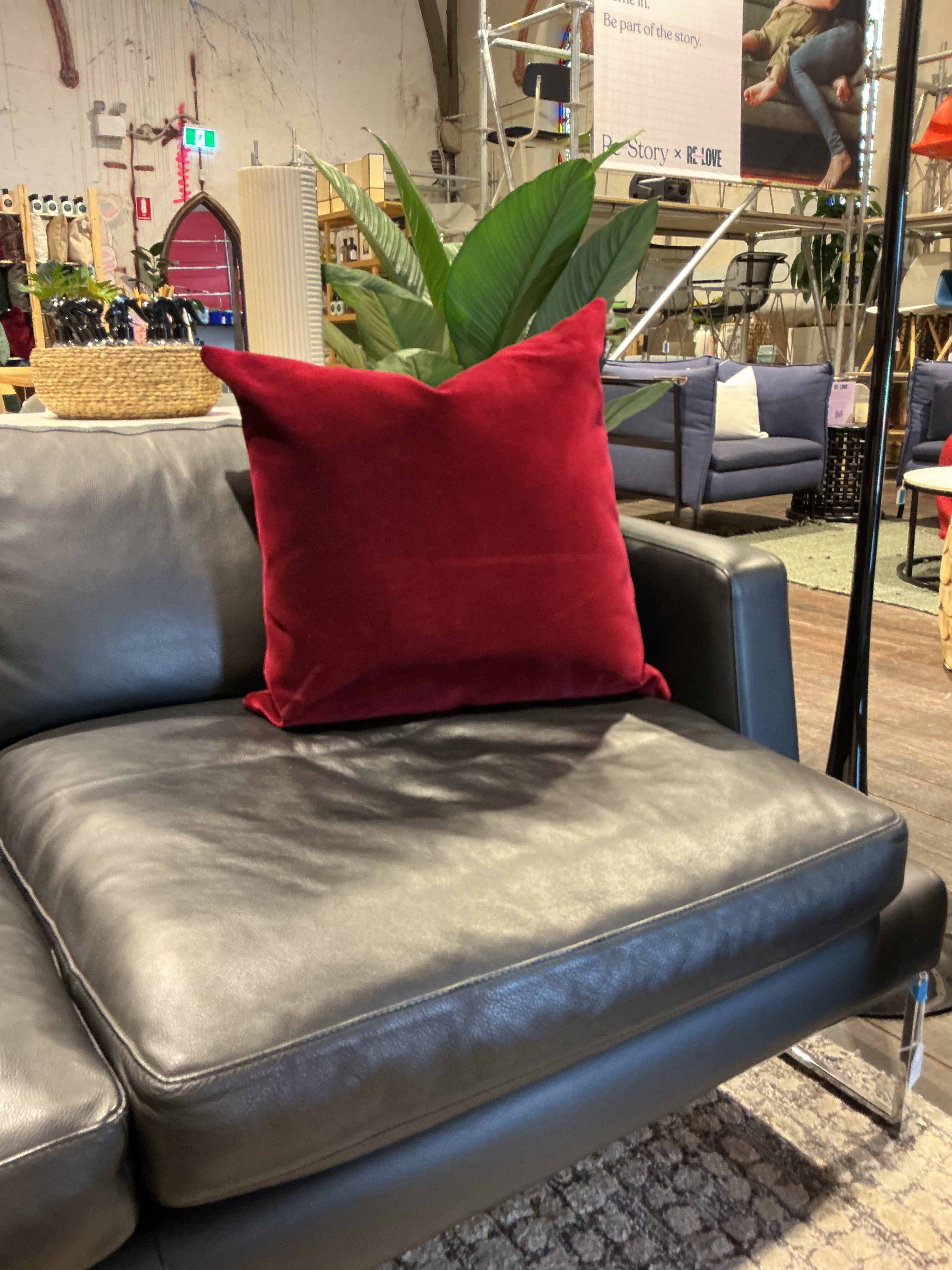 Red Velvet Cushion