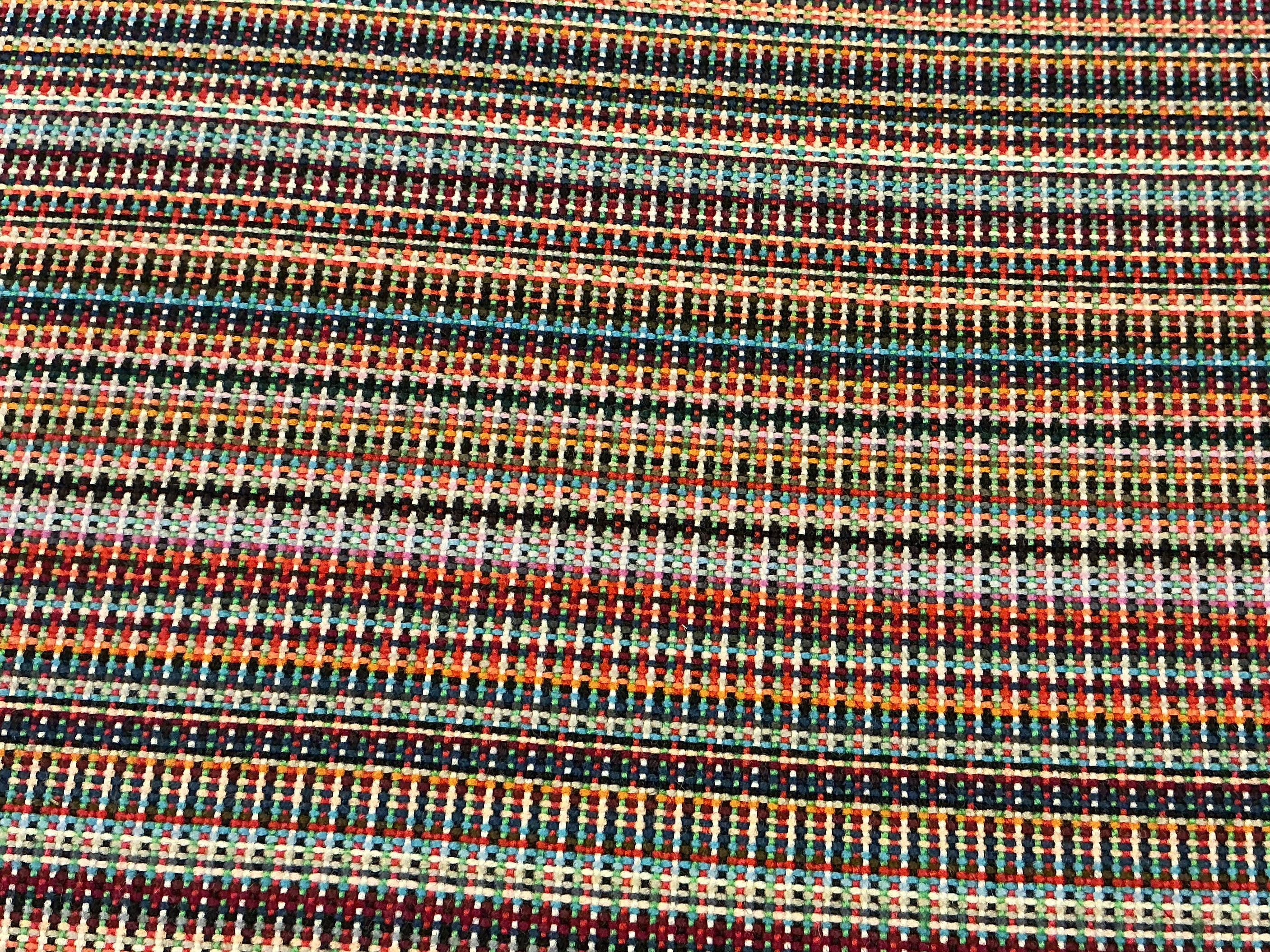 Ottoman Stool - Colourful Patterned