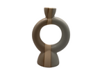 Sculptural Round Ceramic Candle Holder