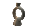 Sculptural Round Ceramic Candle Holder