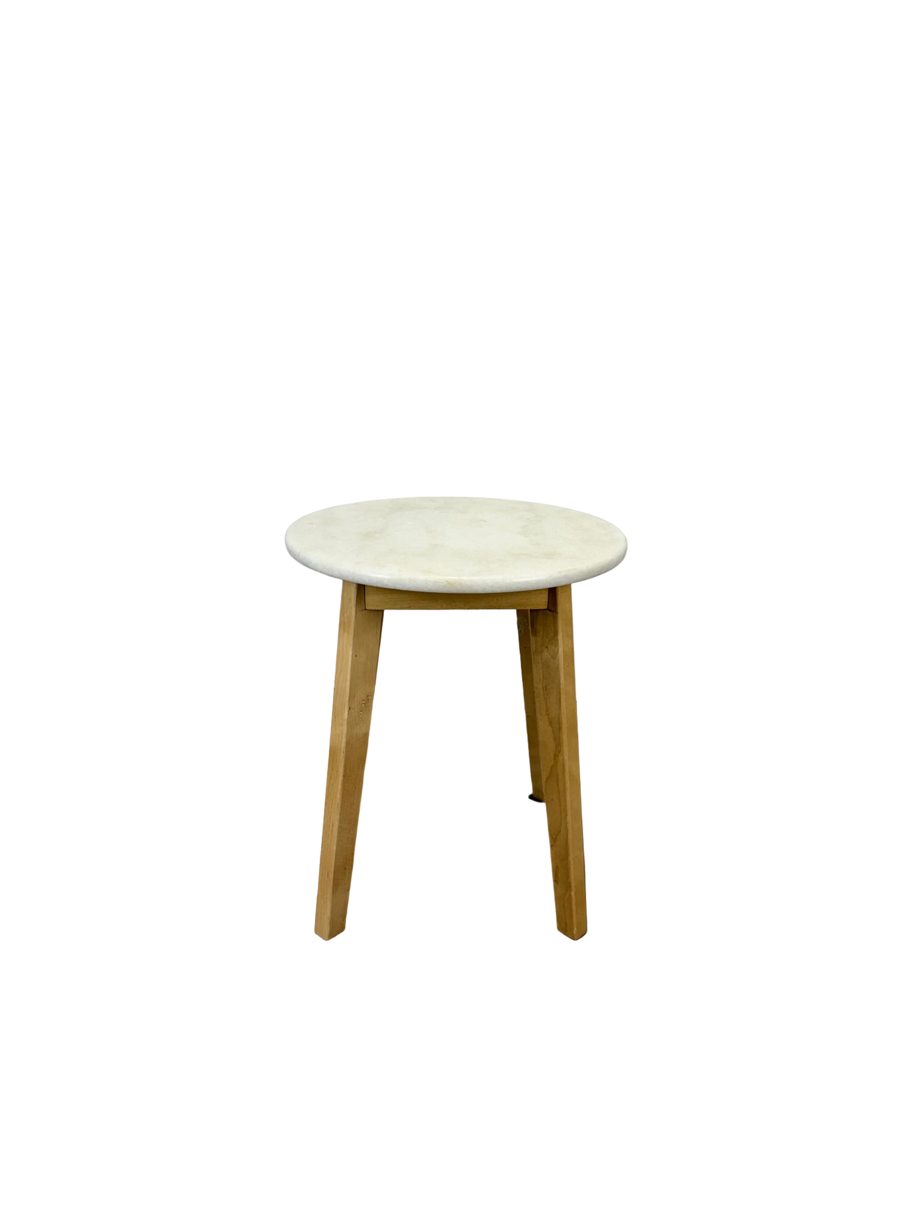 Coastal Marble Top Side Table